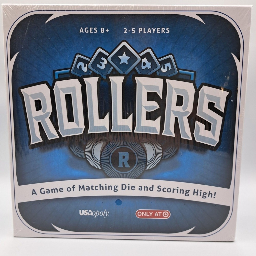 USAopoly Rollers Dice Game Brand New in Factory Sealed Box